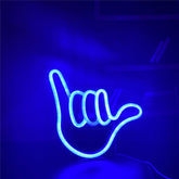 Hand Shape Finger Neon Sign Lights
